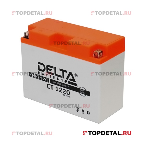Аккумулятор 12СТ-20 DELTA о.п. пуск. ток 250 А (204*91*159)