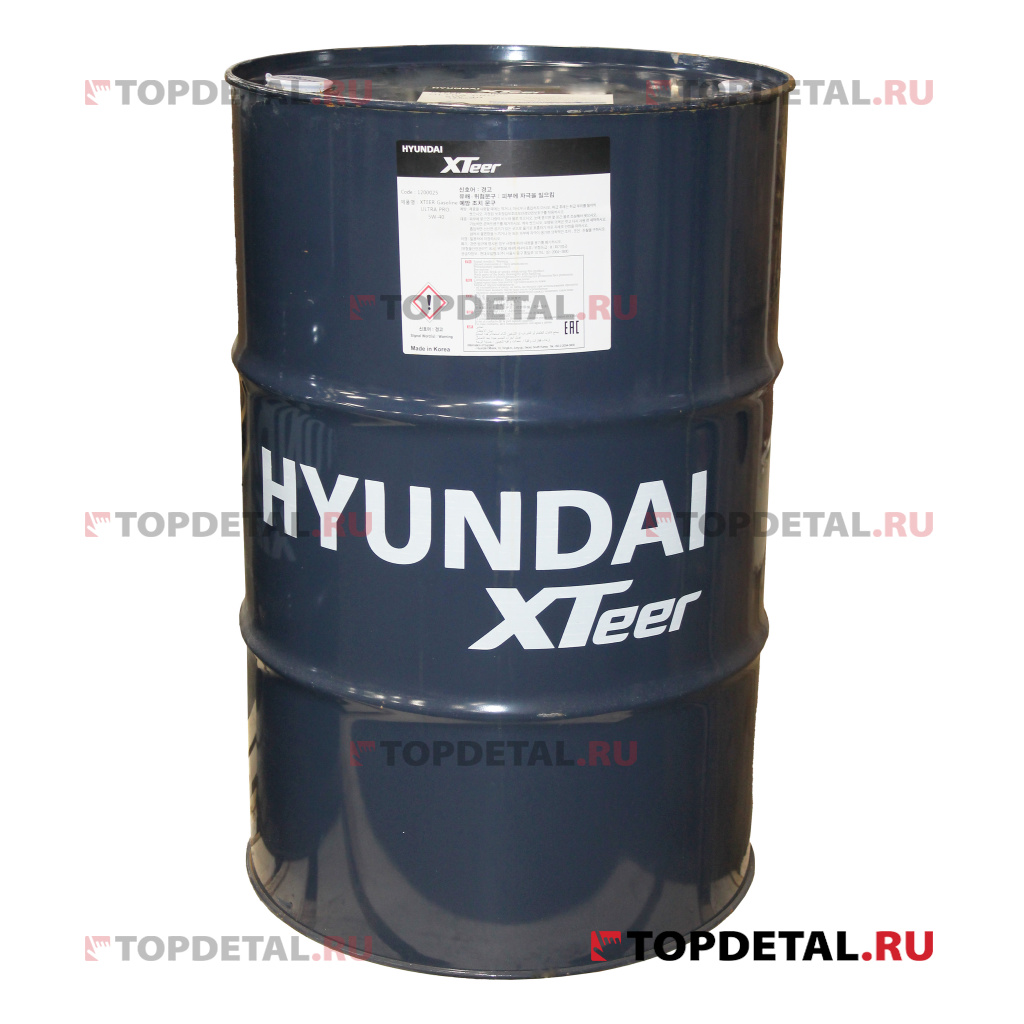 Масло HYUNDAI XTeer моторное 5W40 G800 SP, 200 л