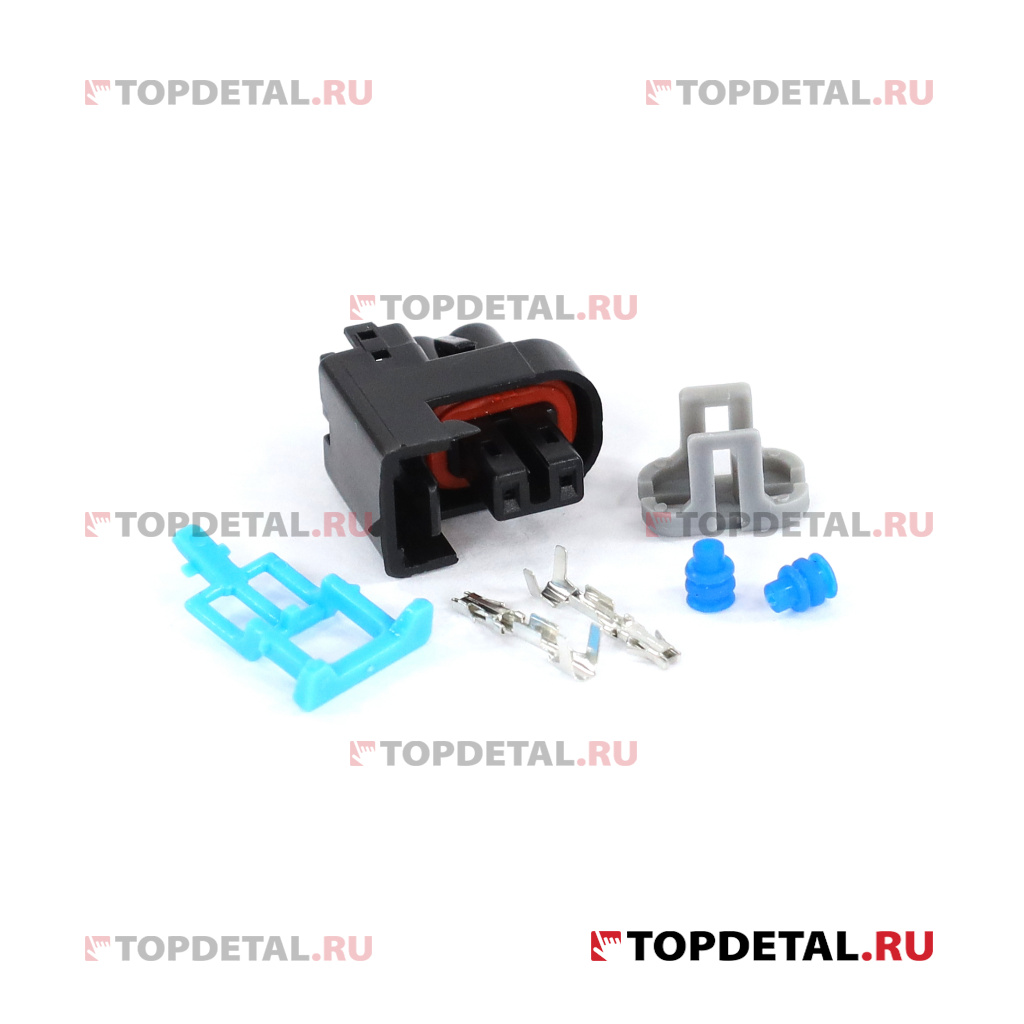 Разъем 15326181 2-х контактный топливной форсунки LANOS