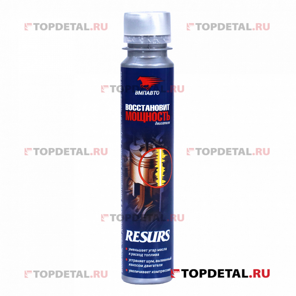 Присадка в моторное масло д/бензин. двиг. RESURS UNIVERSAL, 100г мет. флакон