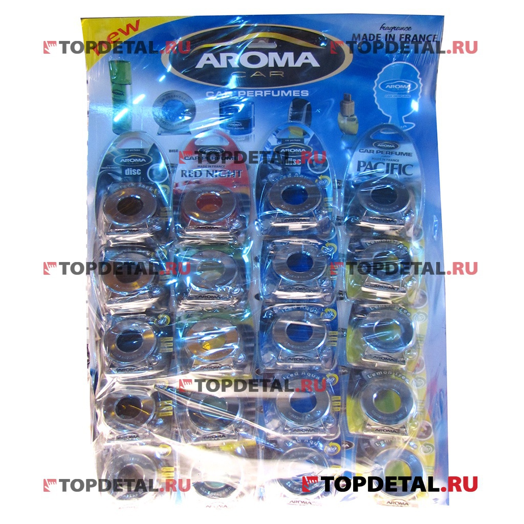 Ароматизатор Aroma Car Disc планшет "Classic " запахи в ассорт. (501-506; 513) (20шт.)
