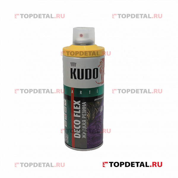 Жидкая резина (декоративное покрытие) желтая 520 мл KUDO
