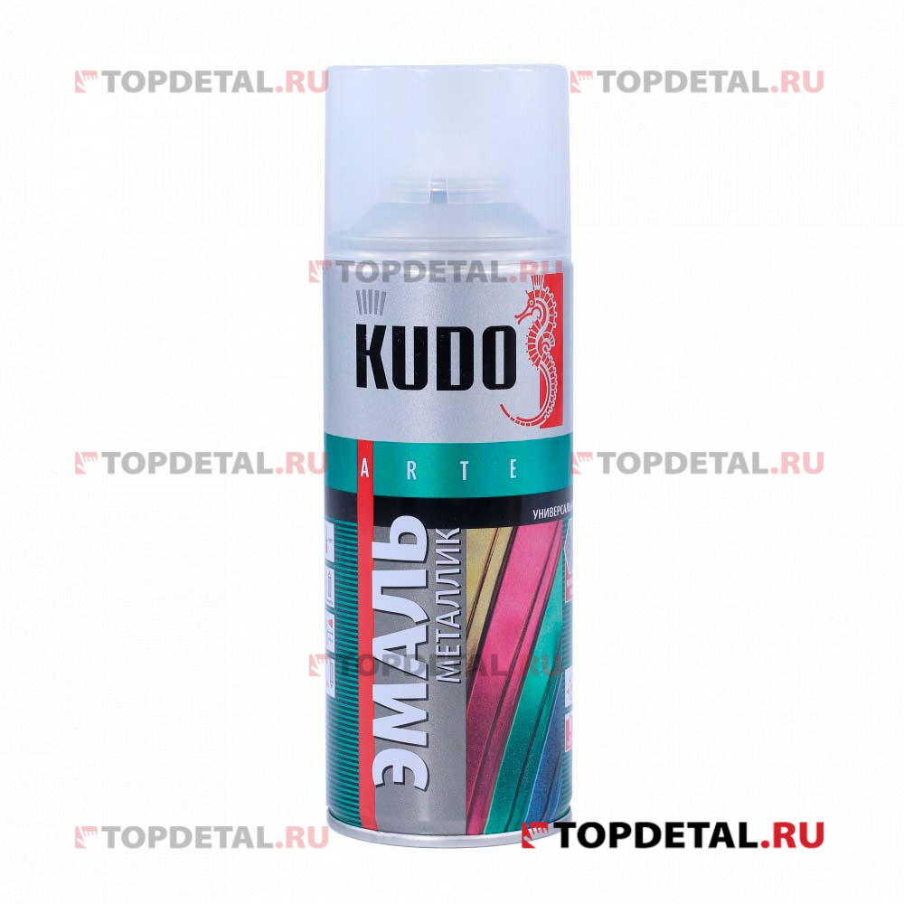 Краска универсальная металлик жёлтая олива KUDO 520 мл