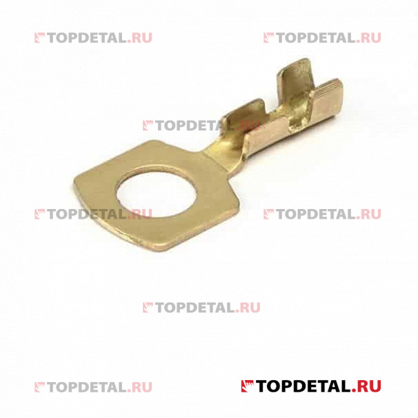 Клемма обжимная для электропроводки круглая с отверстием d-6 2 (с проводом) (Cargen)