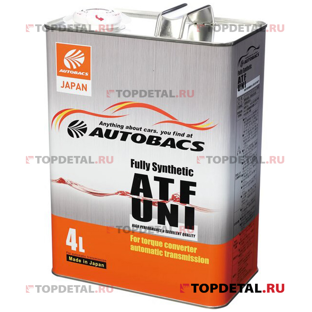 Масло AUTOBACS трансмиссионное ATF UNI Fully Synthetic 4л