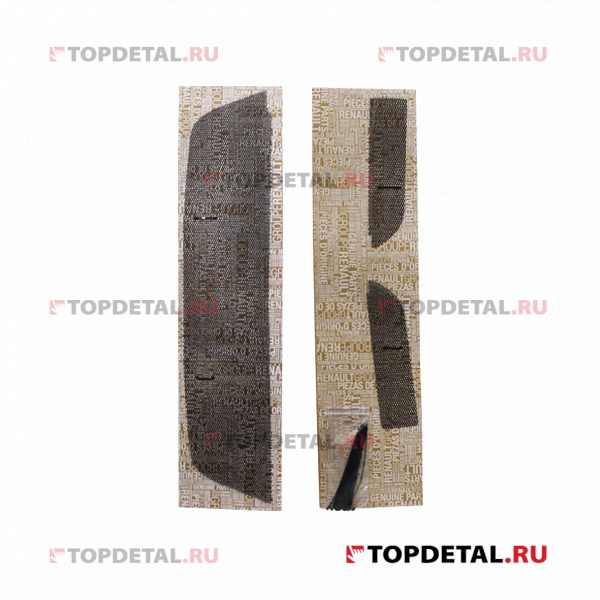 Сетка радиатора защитная 10мм черная ( к-т 3шт )  Renault Duster 2010-2022