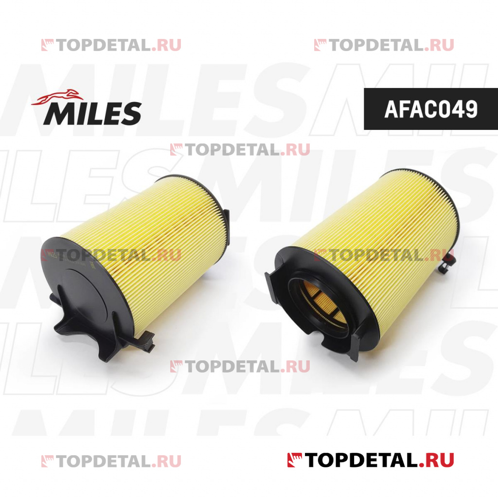Фильтр воздушный VAG GOLF 5/6/PASSAT/TOURAN/JETTA/OCTAVIA/A3 1.2T-2.0 03- MILES AFAC049 