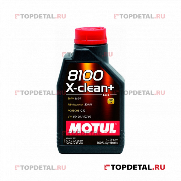 Масло Motul 8100 X-Clean+ 5W30 (1л)