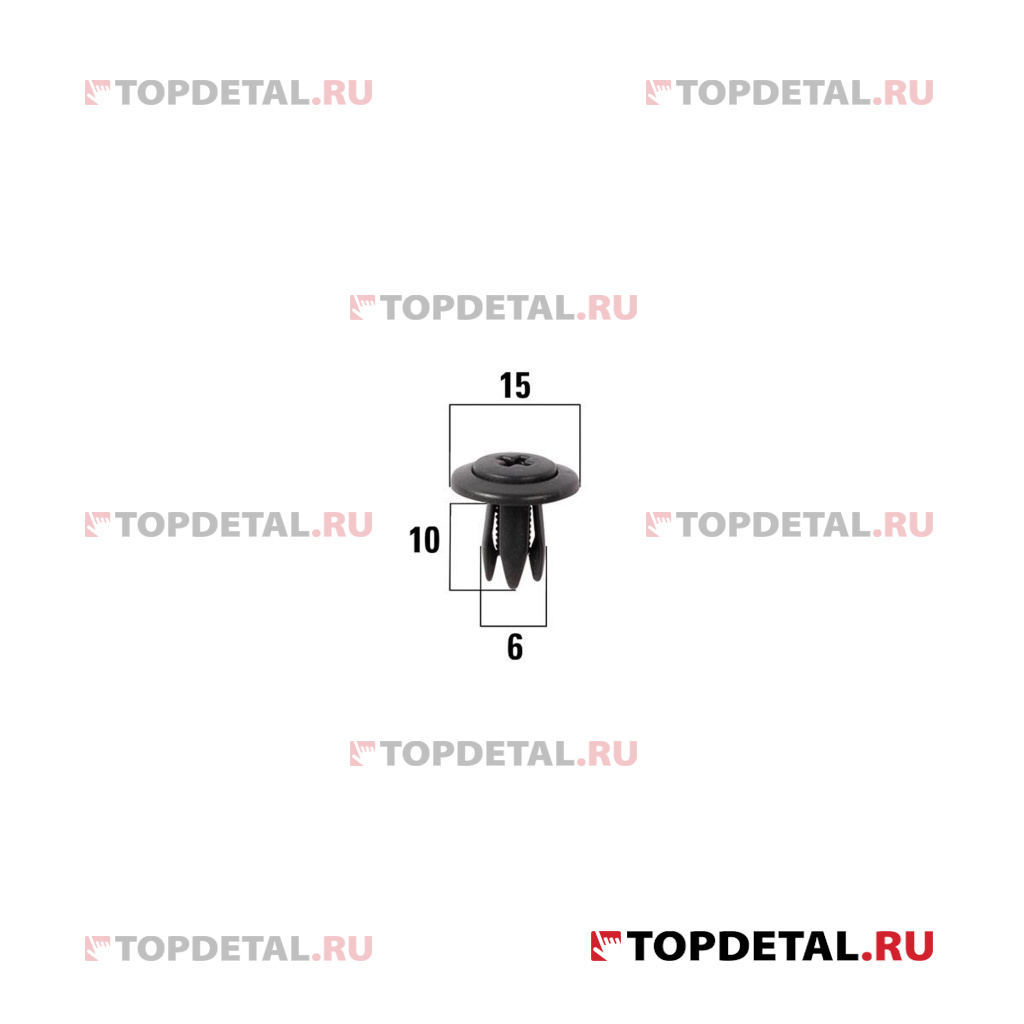 Клипсы автомобильные Mitsubishi Outlander, Lancer, Pajero/Toyota Yaris  KT106207 купить в интернет-магазине Topdetal.ru