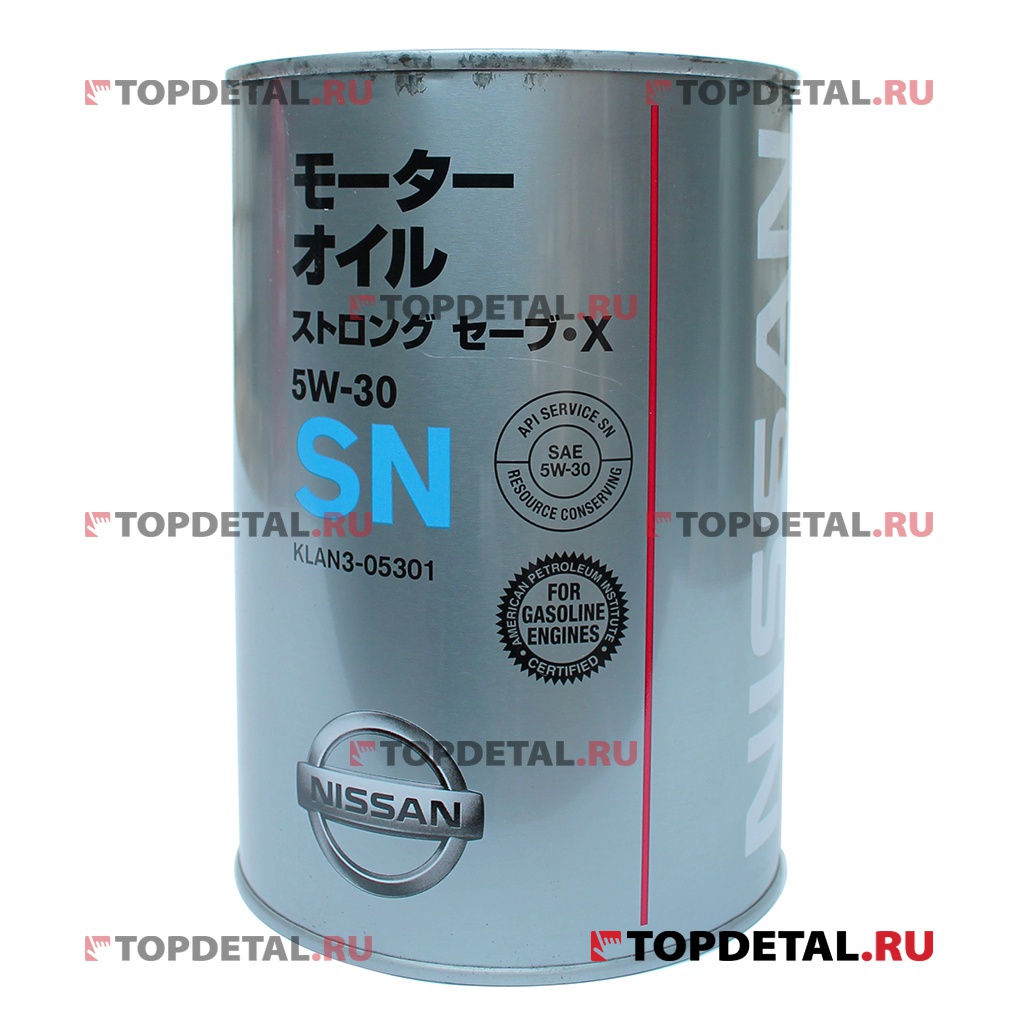 Масло NISSAN моторное 5W30 Motor Oil STRONG X SN 1л