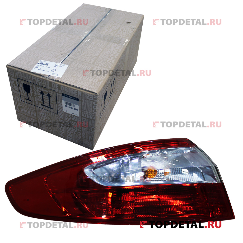 Фонарь задний наружный левый  СЕДАН RENAULT FLUENCE (2010>)