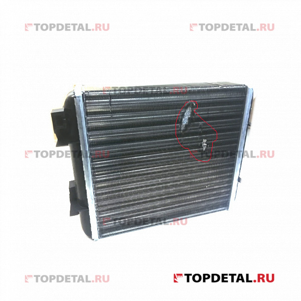 УЦЕНКА Радиатор отопителя ВАЗ-2101-07 (2-х рядный) алюминиевый (фирм. упак. LADA) (Вмятина)