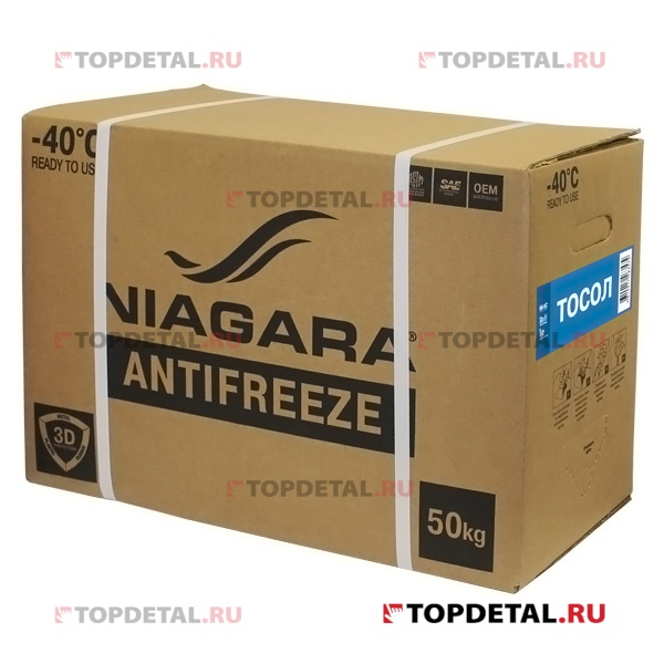 Жидкость охлаждающая "Тосол" Ниагара А-40М Bag-in-Box 50 кг 