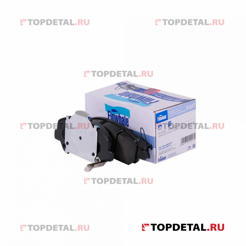 Колодка тормозная передняя (кт.4шт.) Hyundai Solaris, Kia Rio(11-) FINWHALE