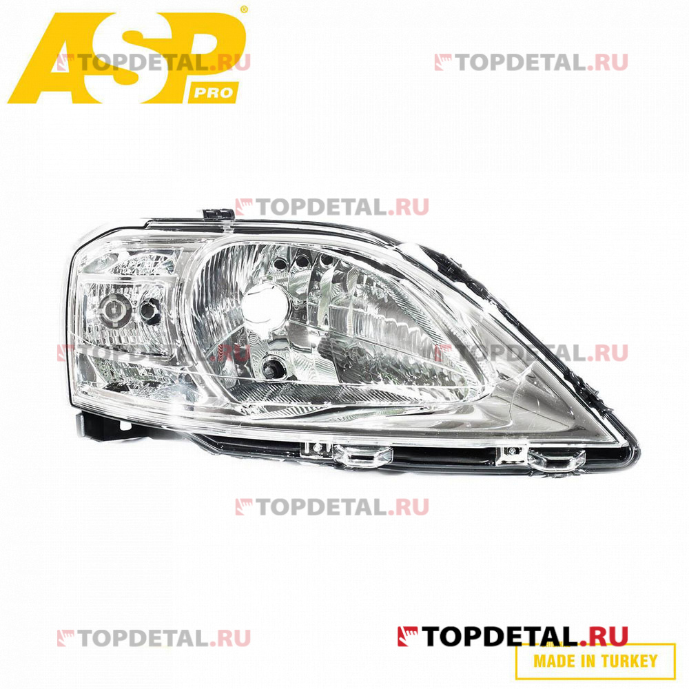 Фара передняя правая Lada Largus (2012-2021),Renault Logan (2008-2013) ручная регулировка ASP MENSAN