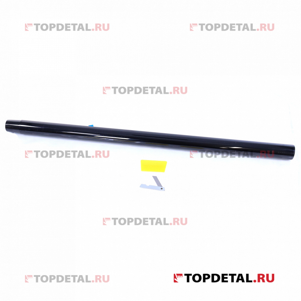Пленка тонирующая (0,75х3м) 10% black dark тёмночерная(4 листа)+упаковка