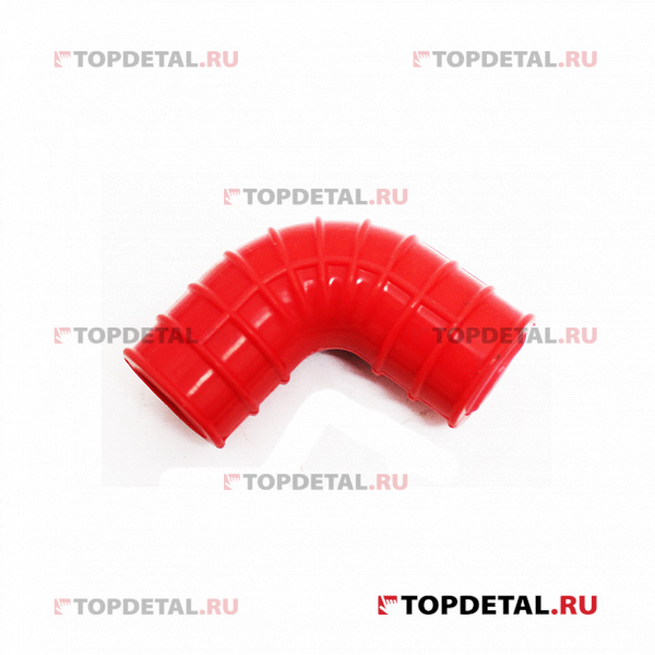 Патрубок расширительного бачка угловой красный силикон d 32х60/60 Камаз Евро ПТП