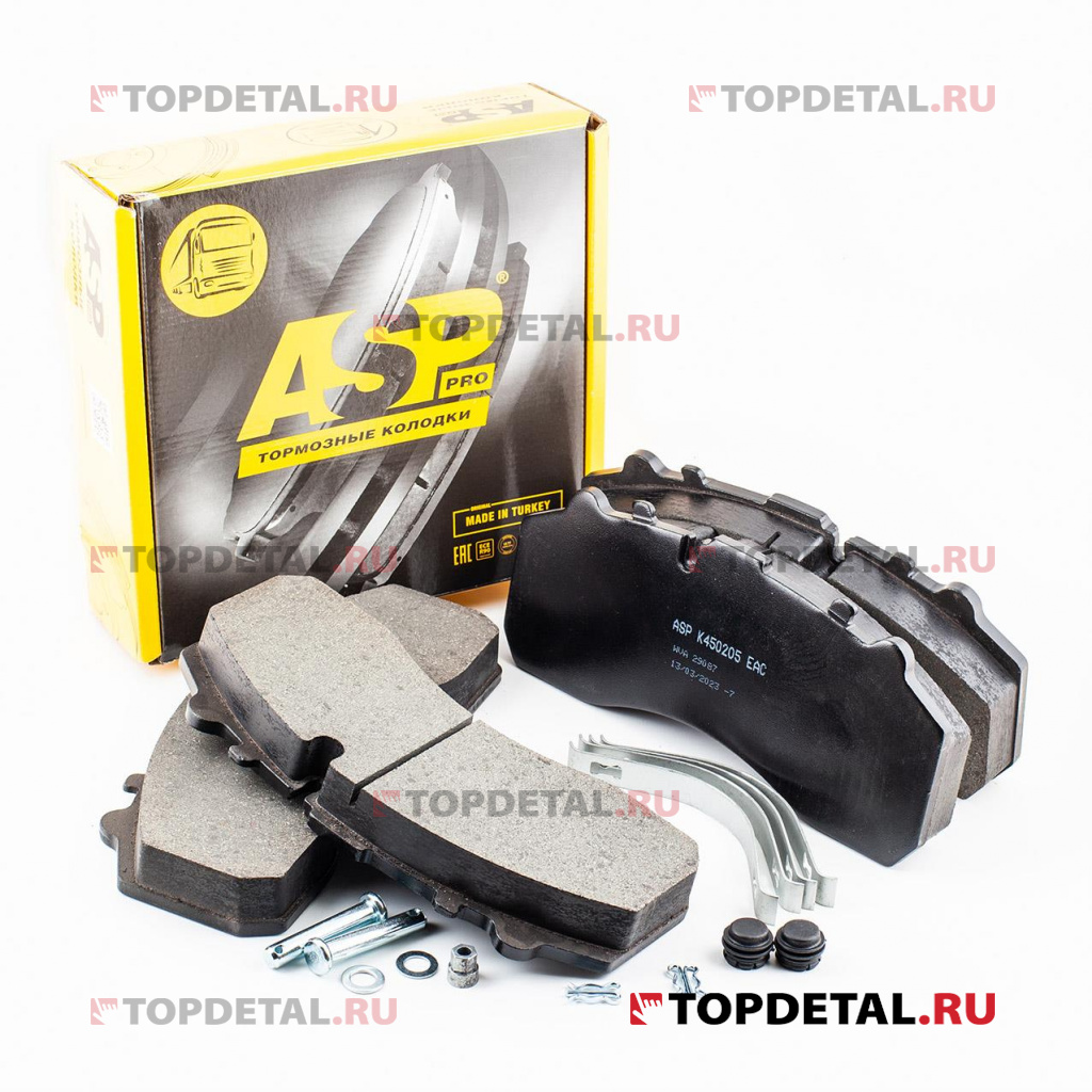 Колодка тормозная (кт.4шт.) полуприцепа Gigant, Jost, MB, SAF, SMB, Schm/Iveco, MAN ASP MENSAN