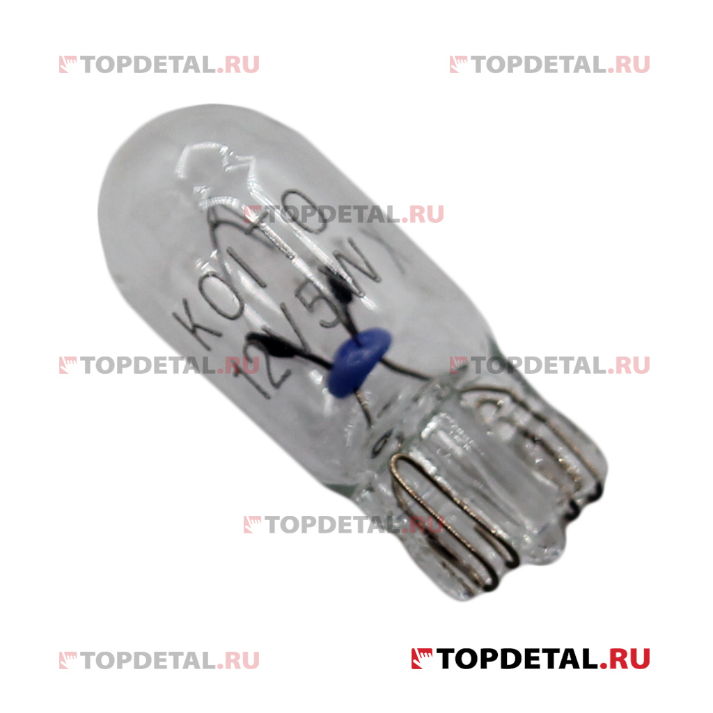 Лампа 12V 5W T10 - долговечная дополнительного освещения Koito