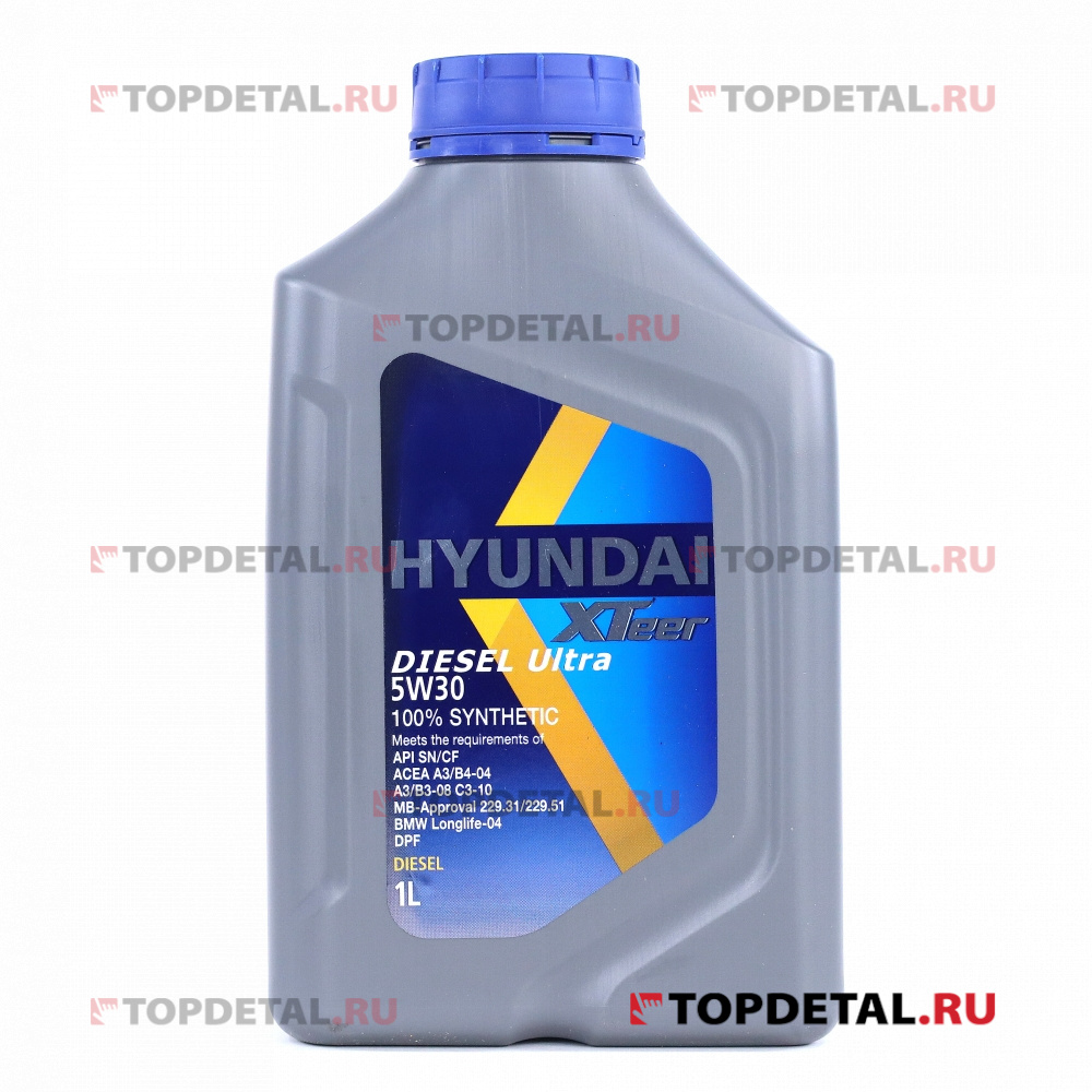 Масло HYUNDAI XTeer моторное 5W30 D800 C3 1 л (синтетика) MB-Approval 229.31/229.51/229.52VW