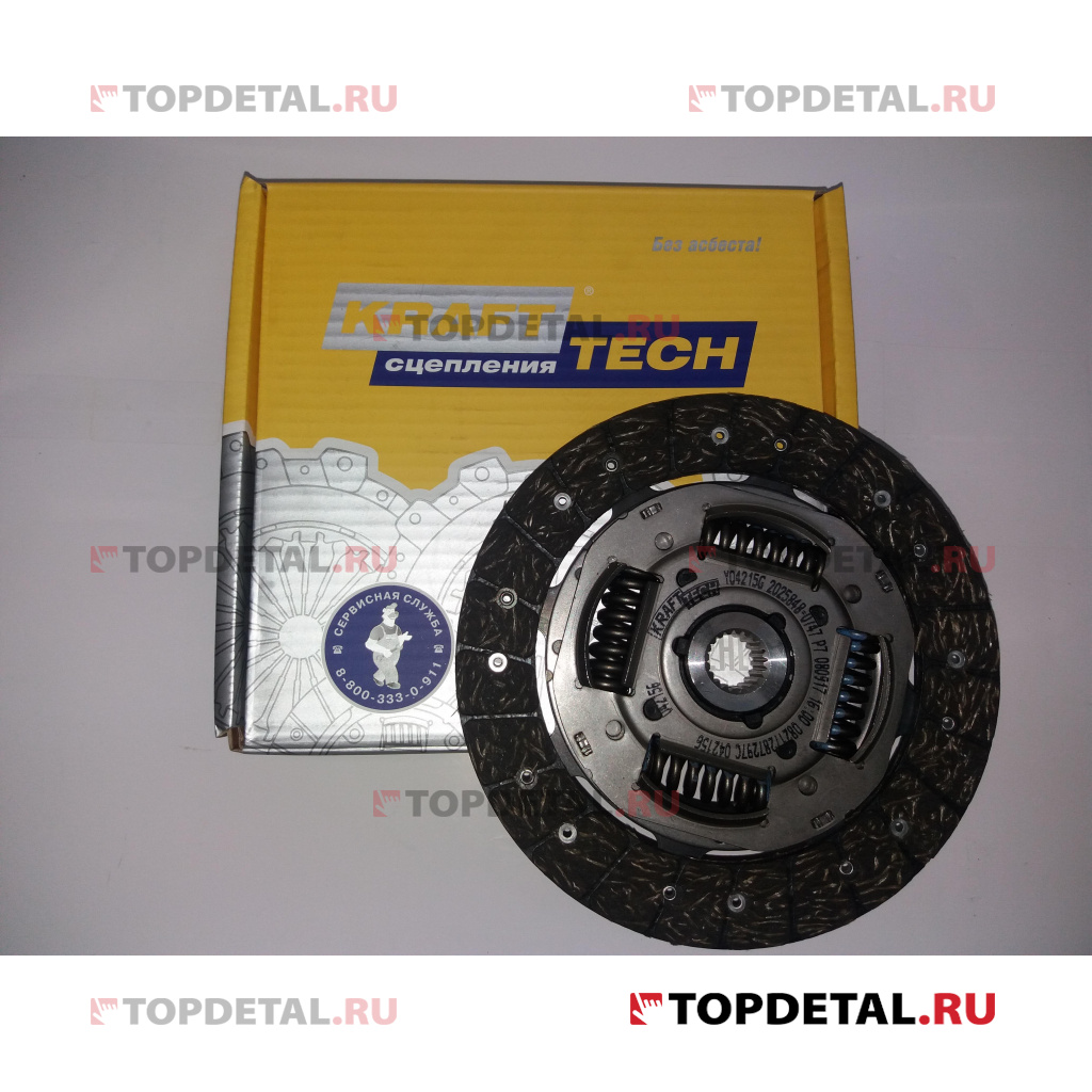 Диск сцепления ВАЗ-2123 Шеви-Нива "KRAFTTECH" Y04215G