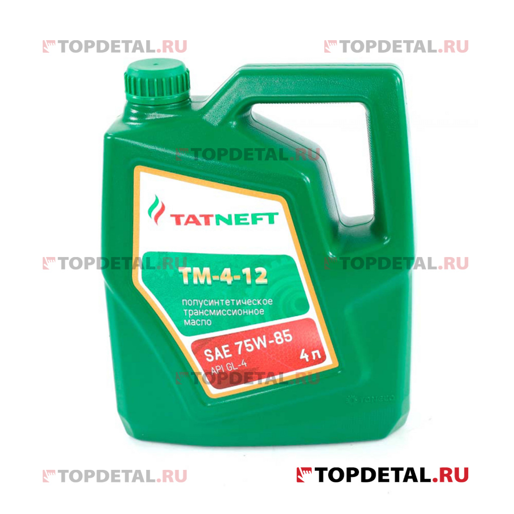 Масло Татнефть трансмиссионное 75W85 GL-4 4 л. 4650229682547 купить в  интернет-магазине Topdetal.ru