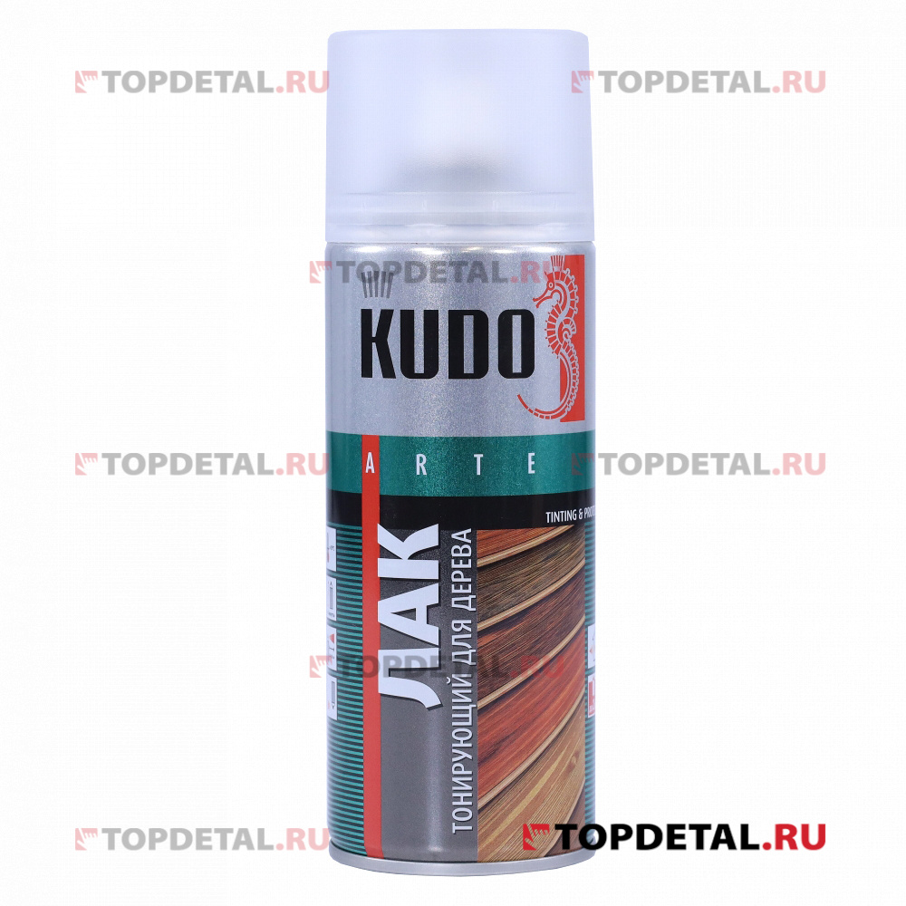 Лак тонирующий для дерева Махагон (аэрозоль) 520 мл KUDO