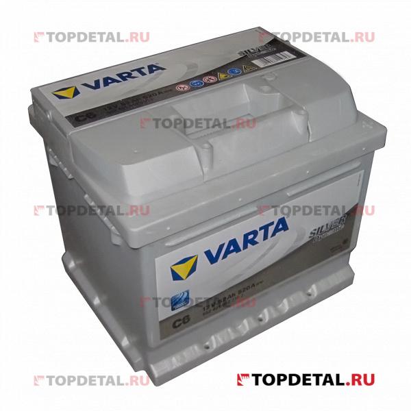 Аккумулятор 6СТ-52 VARTA Silver Dynamic о.п. пуск.ток 520 А (207х175х175) клеммы евро