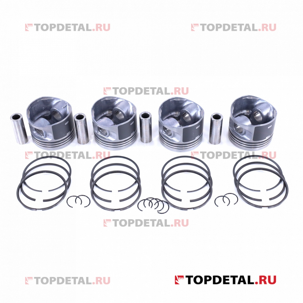 Поршневая группа кт. (4 шт.) 82,4 с кольцами ВАЗ-21124  группа А Кострома