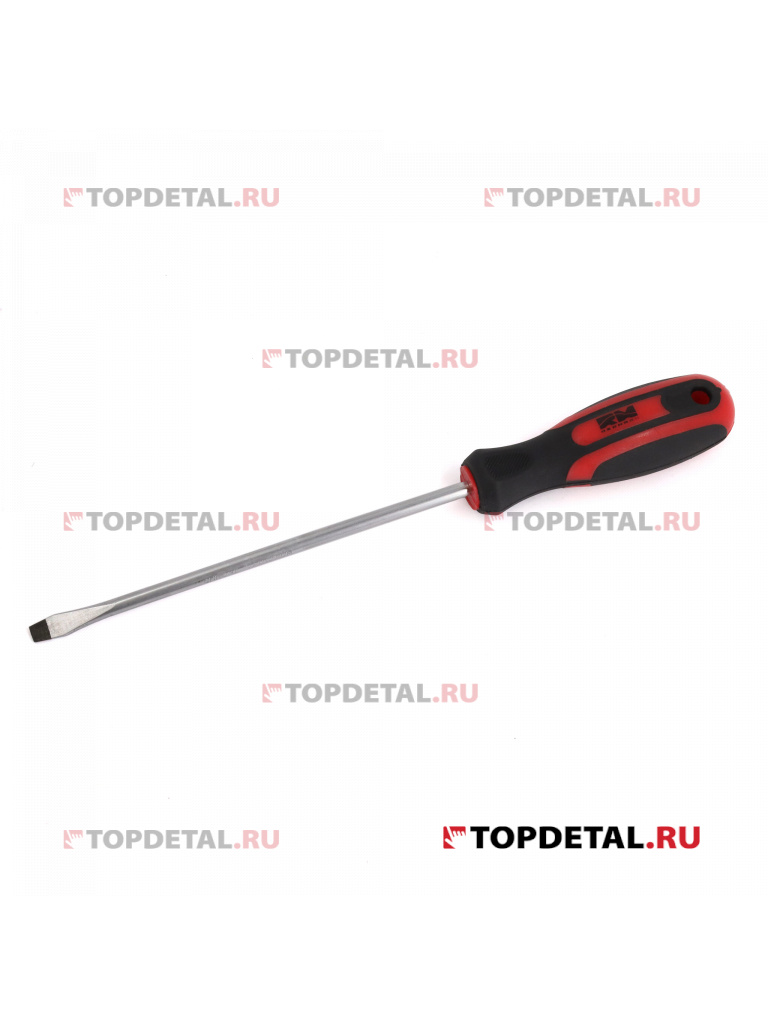 Отвертка шлицевая 5x150 мм c двухкомпонентной рукояткой "RedMark"