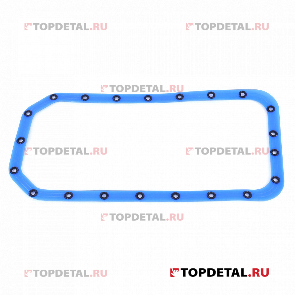 Прокладка картера (поддона) ЗМЗ 402, 410 ГАЗ,УАЗ 3302,24 (силикон) синий с метал. шайбами