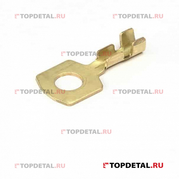 Клемма обжимная для электропроводки круглая с отверстием d-5 2 (с проводом) (Cargen)