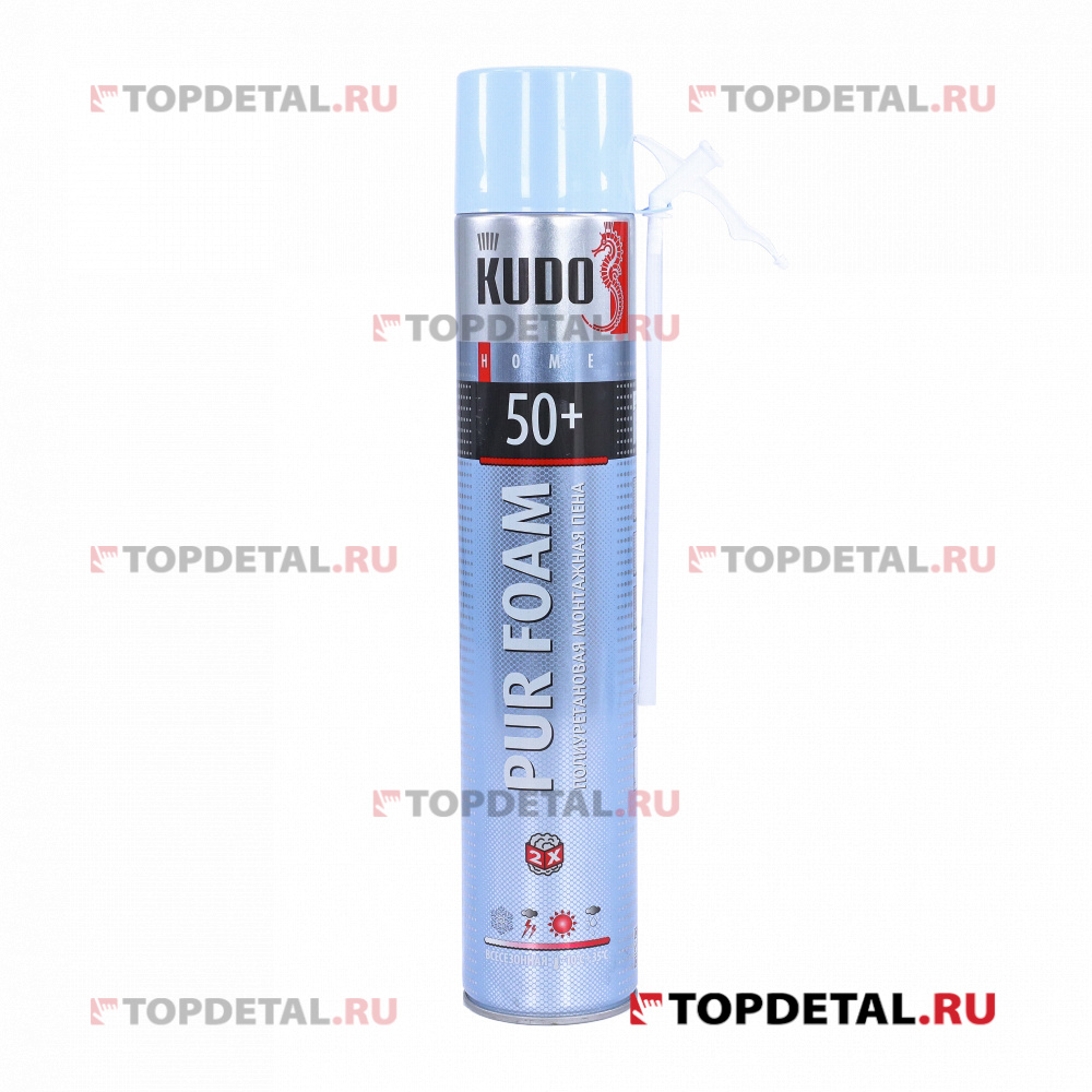 Пена монтажная полиуретановая бытовая всесезонная KUDO HOME 50+ 1000 мл
