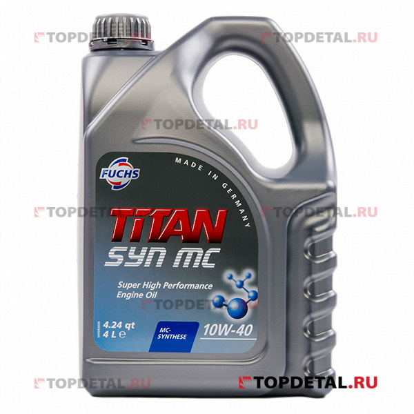 Масло Fuchs моторное TITAN SYN MC 10W40 4л (полусинтетика)