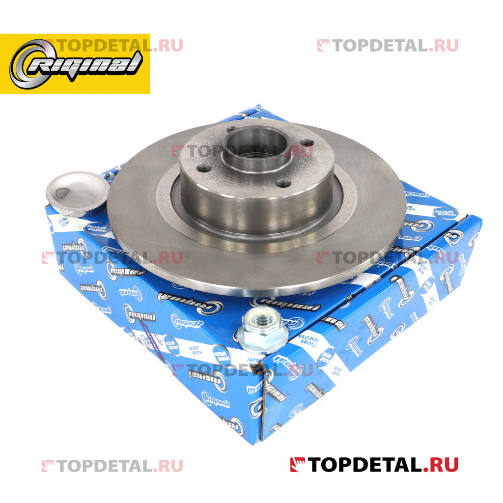 Диск тормозной задний с подшипником для а/м Renault Megane-II/Scenic-II 7701207898 Riginal