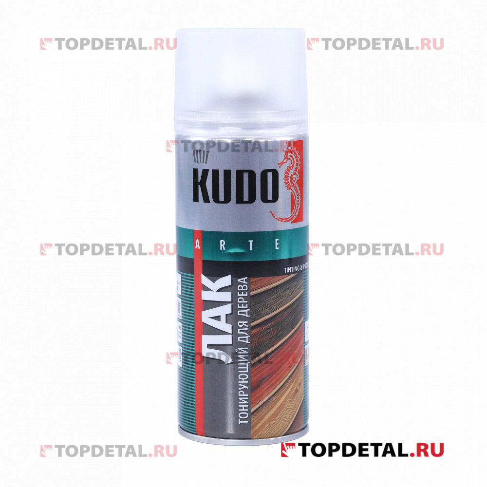 Лак тонирующий для дерева Орех (аэрозоль) 520 мл KUDO