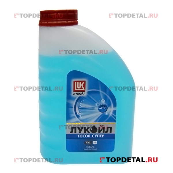 Жидкость охлаждающая "Тосол супер" ЛУКОЙЛ А-40 1 л