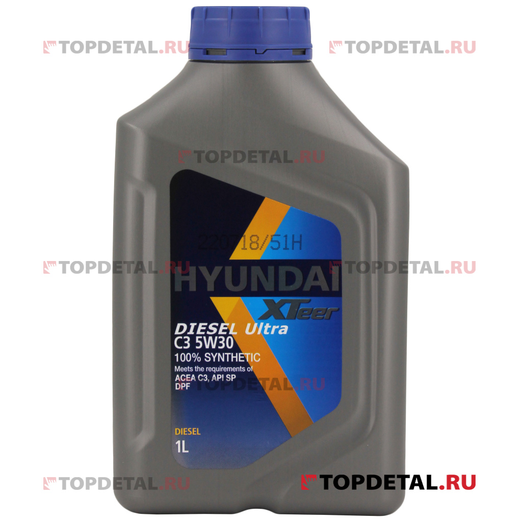Масло HYUNDAI XTeer моторное 5W30 D700 C2/C3 1 л (синтетика)