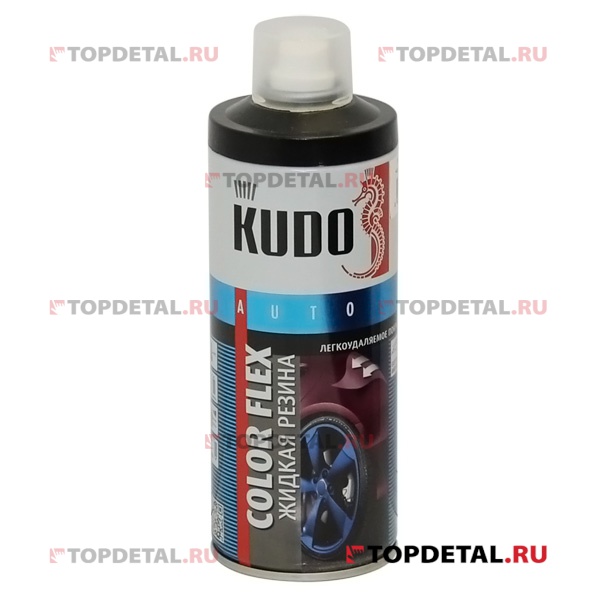 Жидкая резина (многофункциональное резиновое покрытие) черная 520 мл аэрозоль KUDO