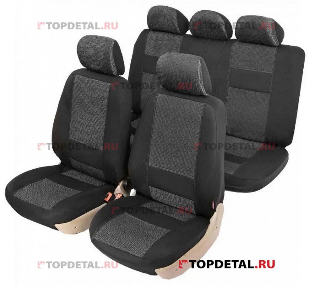 Чехлы на сиденья кт. LADA Granta FL LB, HB, SW (Classic, Comfort),  тектсильные (LECAR) LECAR015165308 купить в интернет-магазине Topdetal.ru