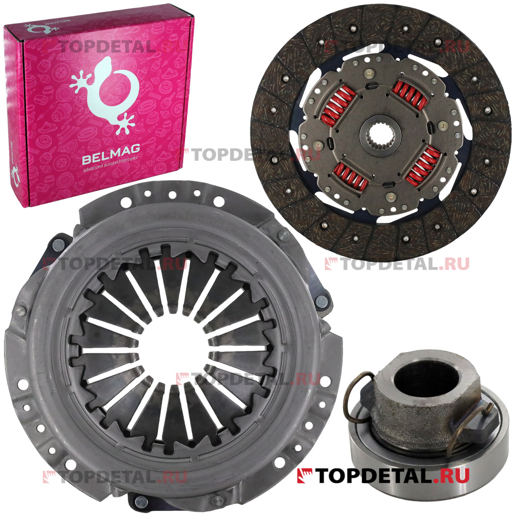 Пакет сцепления (корзина, диск, подш.) ВАЗ-2123, арт.BM.0206 (БелМаг)