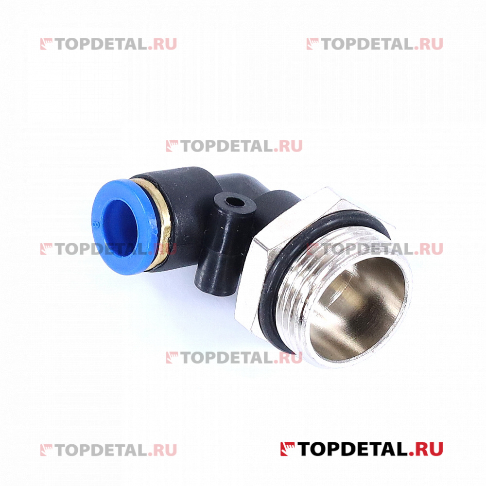 Фитинг угловой наружная резьба М22*1 5 D= 8 мм (уп. 5 шт)