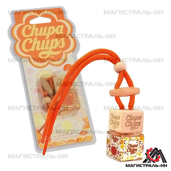 Ароматизатор "Chupa Chups" флакон с деревянной крышкой "Апельсин" 5 мл. 