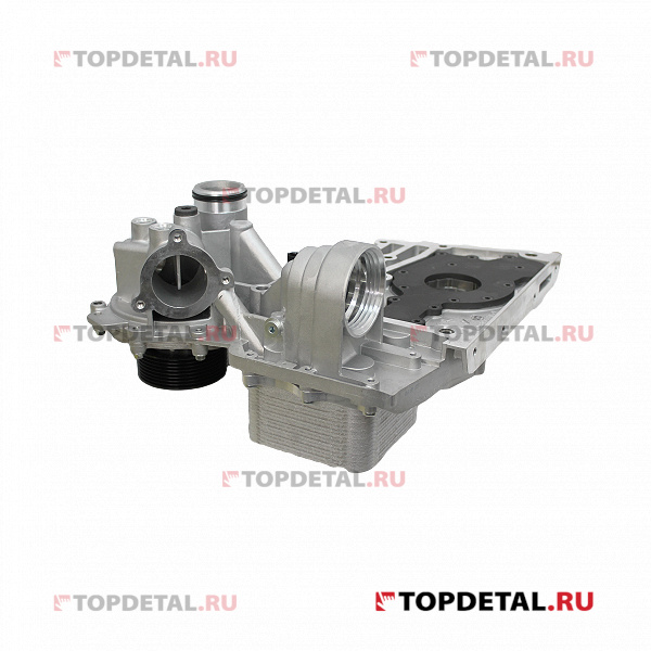Модуль маслоохладителя (крышка передняя, масляный насос) Cummins ISF 2,8 Евро-3