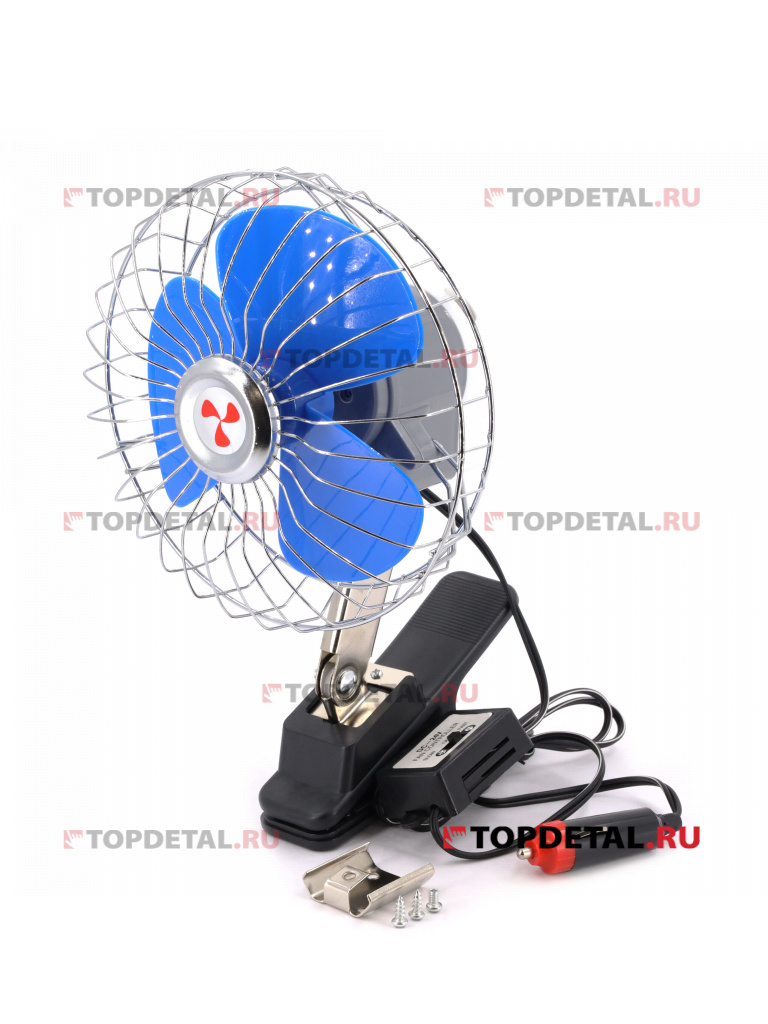 Вентилятор автомобильный 6" 24В (на клипсе) "RedMark"