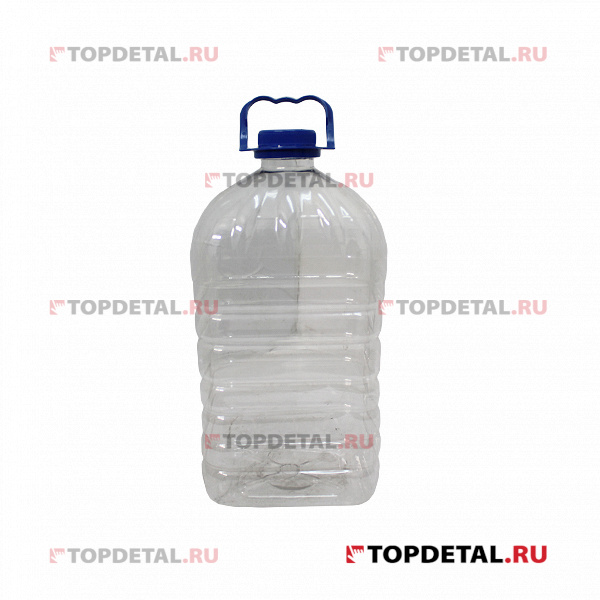 Бутылка ПЭТ 5 л (уп 45шт) + крышка, ручка, без цвета