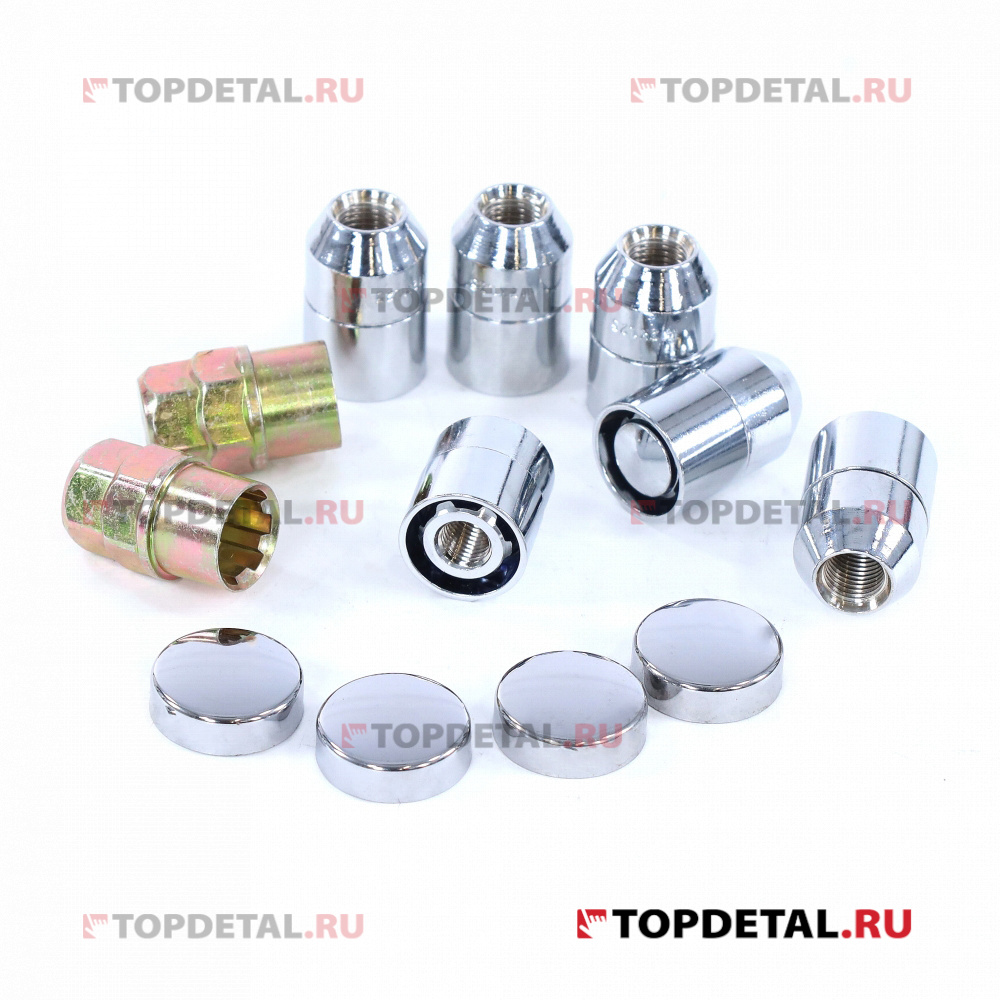 Гайки секретные M 12x1,25 6+2 ключа