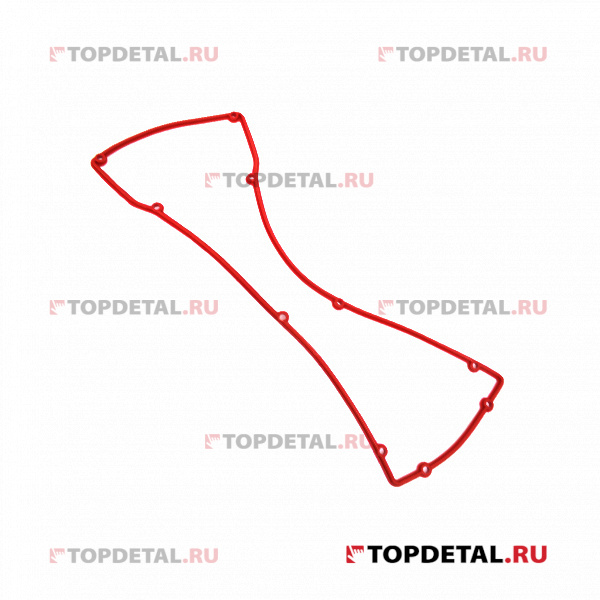 Прокладка клапанной крышки ЕВРО-4, ЗМЗ 409 (10 отв.) красный силикон (40624-1007245-10) Балаково