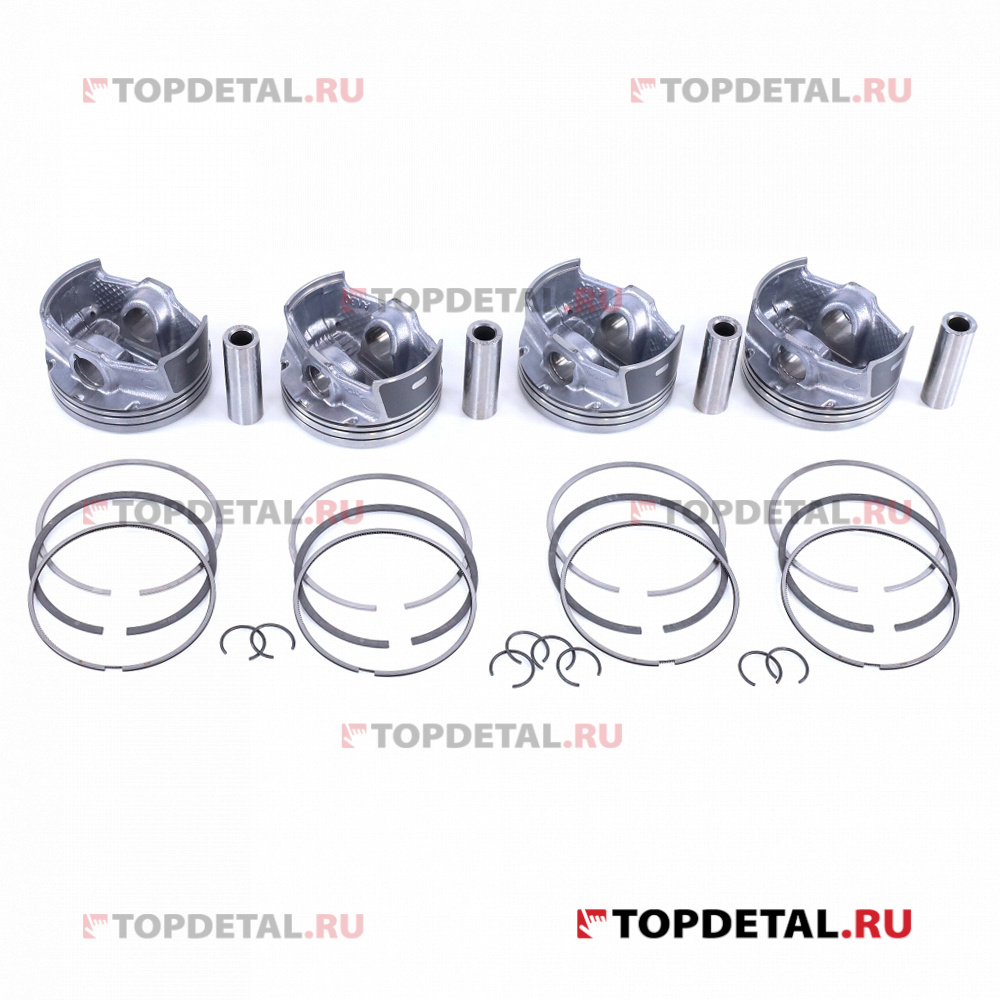 Поршневая группа кт. (4 шт.) 82.5 с кольцами ВАЗ-21126 группа С(Эксперт) Кострома 21126-1004018-К-АР "C" купить в интернет-магазине Topdetal.ru