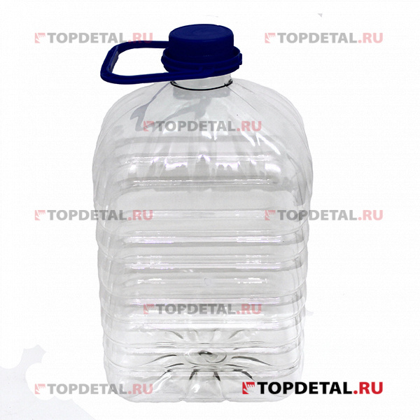 Бутылка ПЭТ 3 л (уп 56шт) + крышка, ручка, без цвета 